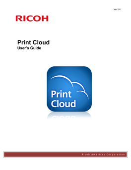 Print Cloud User’S Guide