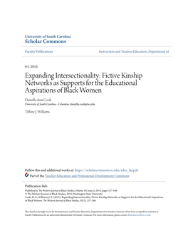 Expanding Intersectionality: Fictive Kinship Networks As Supports For