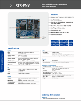 XTX-PNV Intel® ICH8-M Chipset
