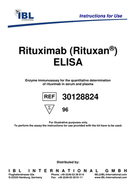 Rituximab (Rituxan ) ELISA