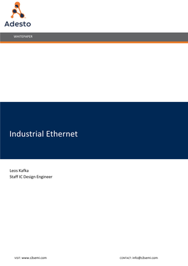 Industrial Ethernet