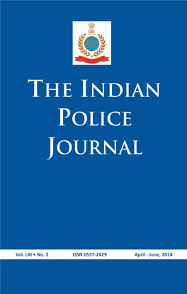 The Indian Police Journal (April