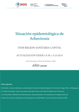 Situación Epidemiológica De Arbovirosis