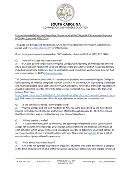 South Carolina Commission on Higher Education