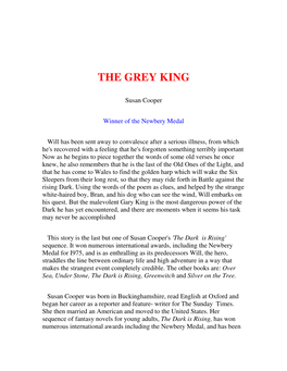 The Grey King