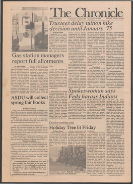 The Chronicle Monday, December 9,1974 Spectrumi