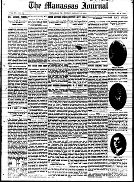 The Manassas Journal 1915 01 22