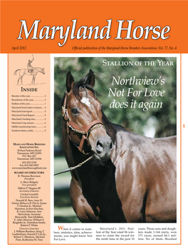 Maryland Horse Breeders Association; Vol