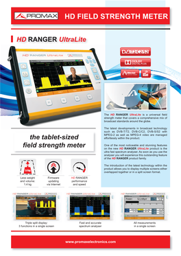 The Tablet-Sized Field Strength Meter