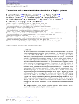 The Nuclear and Extended Mid-Infrared Emission of Seyfert Galaxies