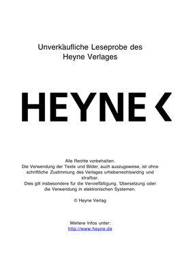 Unverkäufliche Leseprobe Des Heyne Verlages