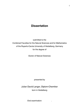 Dissertation