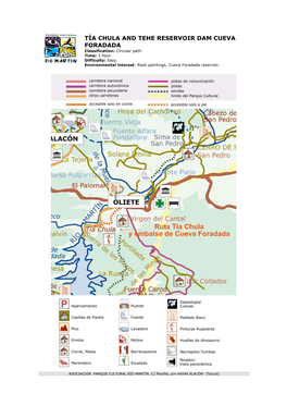 TÍA CHULA and TEHE RESERVOIR DAM CUEVA FORADADA Classification: Circular Path