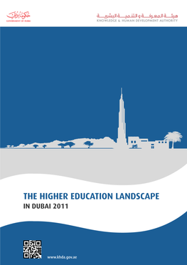 Higher Education Landscape in Dubai, 2011