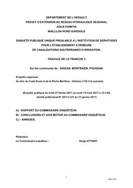 Departement De L'herault Projet D'extension Du