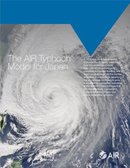 The Air Typhoon Model for Japan