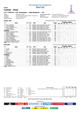 Group Matches