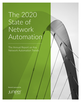 The 2020 State of Network Automation