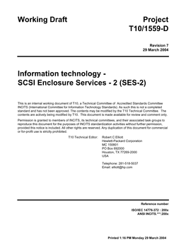 SCSI Enclosure Services - 2 (SES-2)