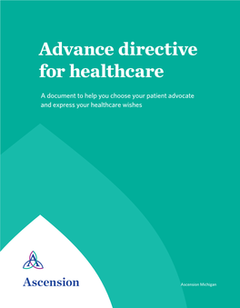 Advance Directive for Healthcare