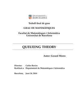 Queueing Theory