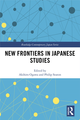 New Frontiers in Japanese Studies