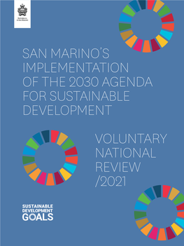 San Marino's Implementation of the 2030 Agenda for Sustainable Development Voluntary National Review /2021