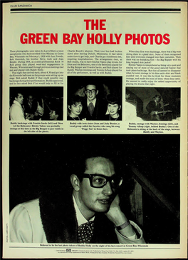 CLUB SANDWICH 5 the GREEN BAY HOLLY PHOTOS These