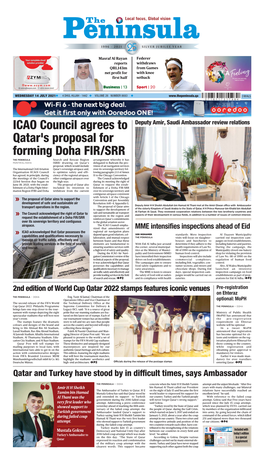 ICAO Council Agrees to Qatar's Proposal for Forming Doha FIR/SRR
