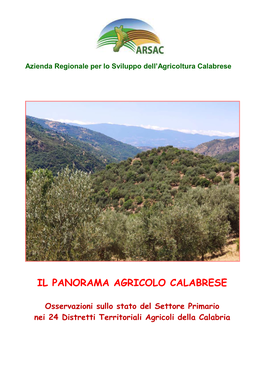Il Panorama Agricolo Calabrese