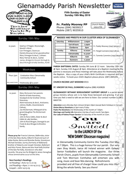 Glenamaddy Parish Newsletter