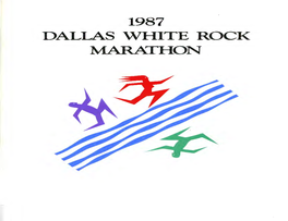 DALLAS WHITE ROCK MARATHON Nova 10 a ~ Crea 1V11y at 1Exaslnstruments Are Helping Our Customers Win the Race to Market with Better Products