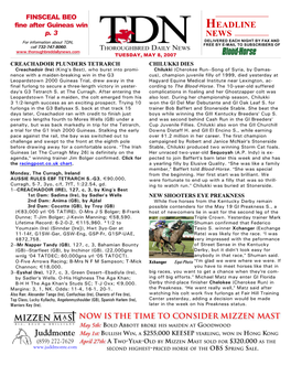 HEADLINE NEWS • 5/8/07 • PAGE 2 of 6