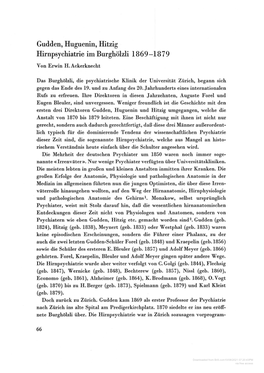 Gudden, Huguenin, Hitzig : Hirnpsychiatrie Im Burghölzli 1869