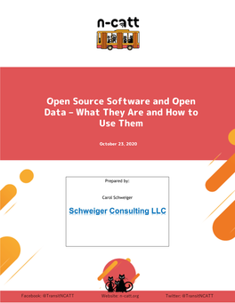 Open Source Software and Open Data – What They Are and How to Use Them