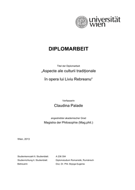 2. Aspecte Ale Culturii Tradiționale În Romanul Răscoala