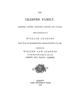 Learned Family