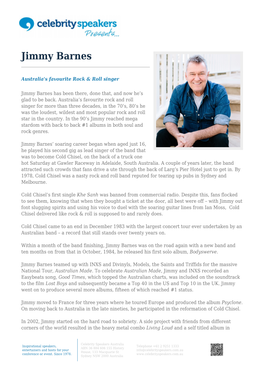 Jimmy Barnes