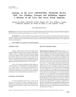 Anatomy of the Liver (A05.8.01.001)