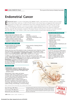 Endometrial Cancer