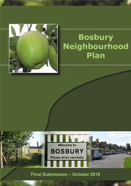 Bosbury Neighbourhood Development Plan November 2016