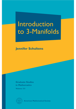 Introduction to 3-Manifolds