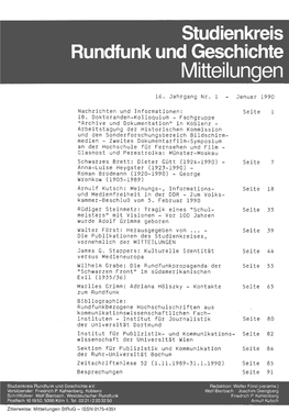 Mitteilungen