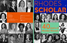 Rhodes Scholar Magazine