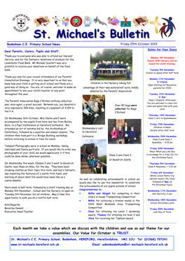 St. Michael's Bulletin