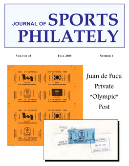 Juan De Fuca Private “Olympic” Post TABLE of CONTENTS