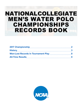 National Collegiate Men's Water Polo Championships