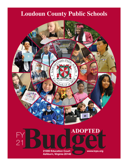 FY21 Adopted Budget Table of Contents (Pages Are Hyperlinked)