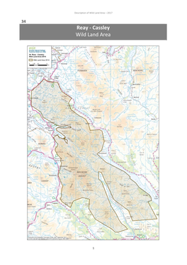 Reay - Cassley Wild Land Area