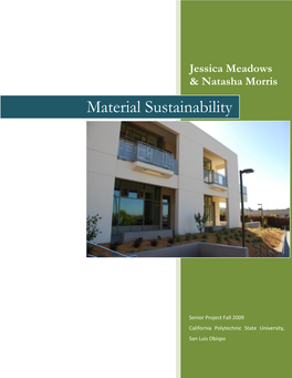 Material Sustainability
